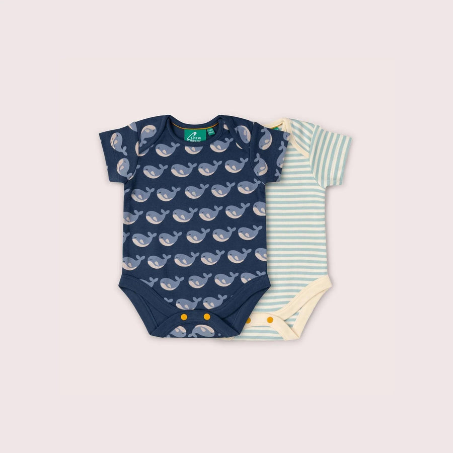 Singing Whales Organic Bodysuit 2 Pack