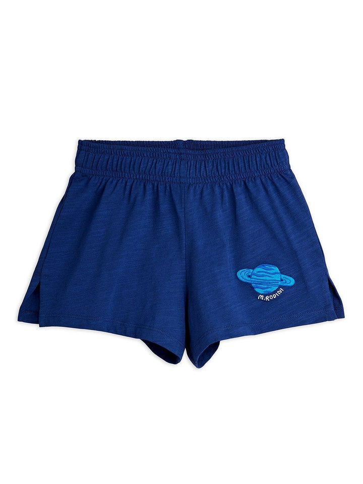 Planet Embroidered Shorts