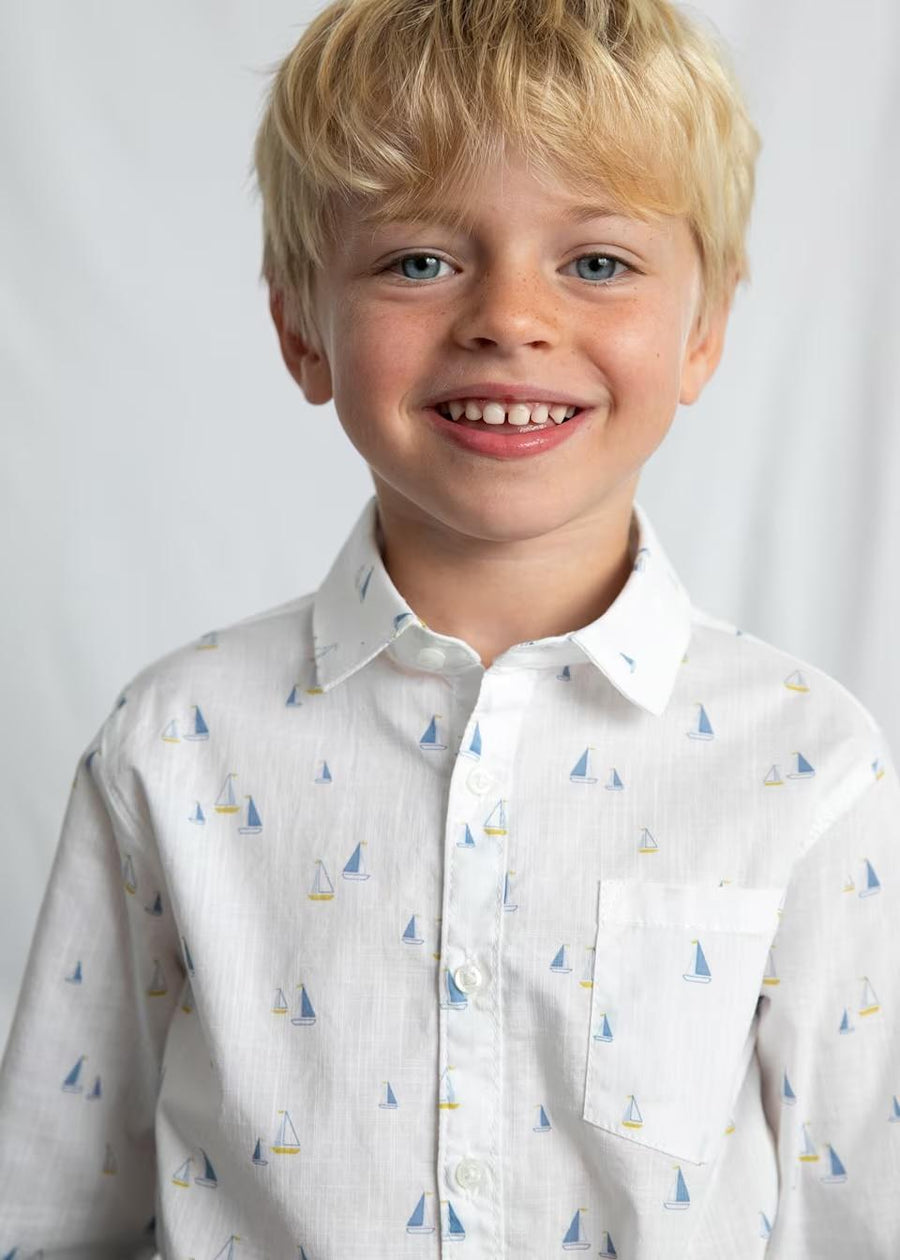 Linen Sailboat Shirt