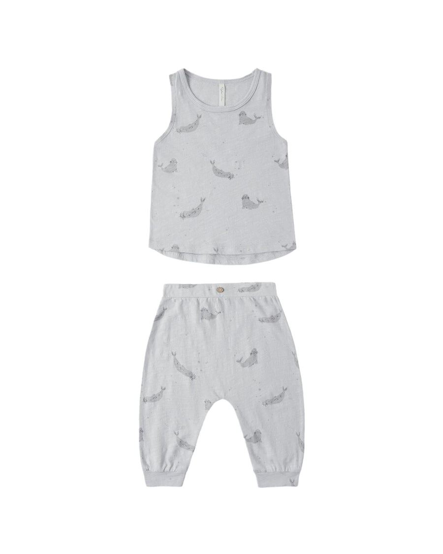 Tank + Slouch Pant Set Seals