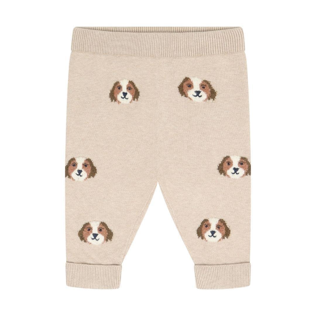 Oatmeal Puppy Knit Pants