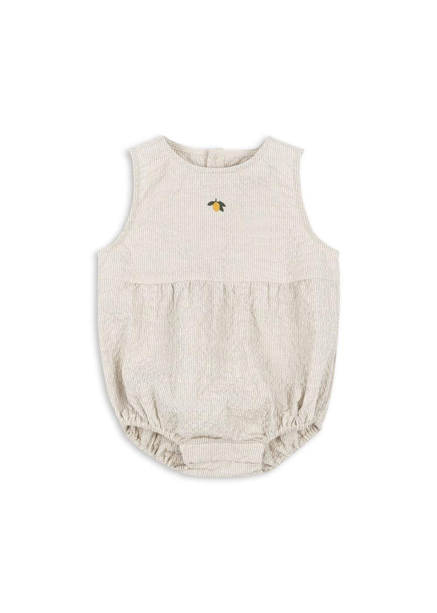 Elliot Romper Quarry Stripe