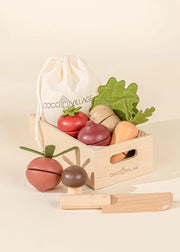 Wooden Vegetable Set