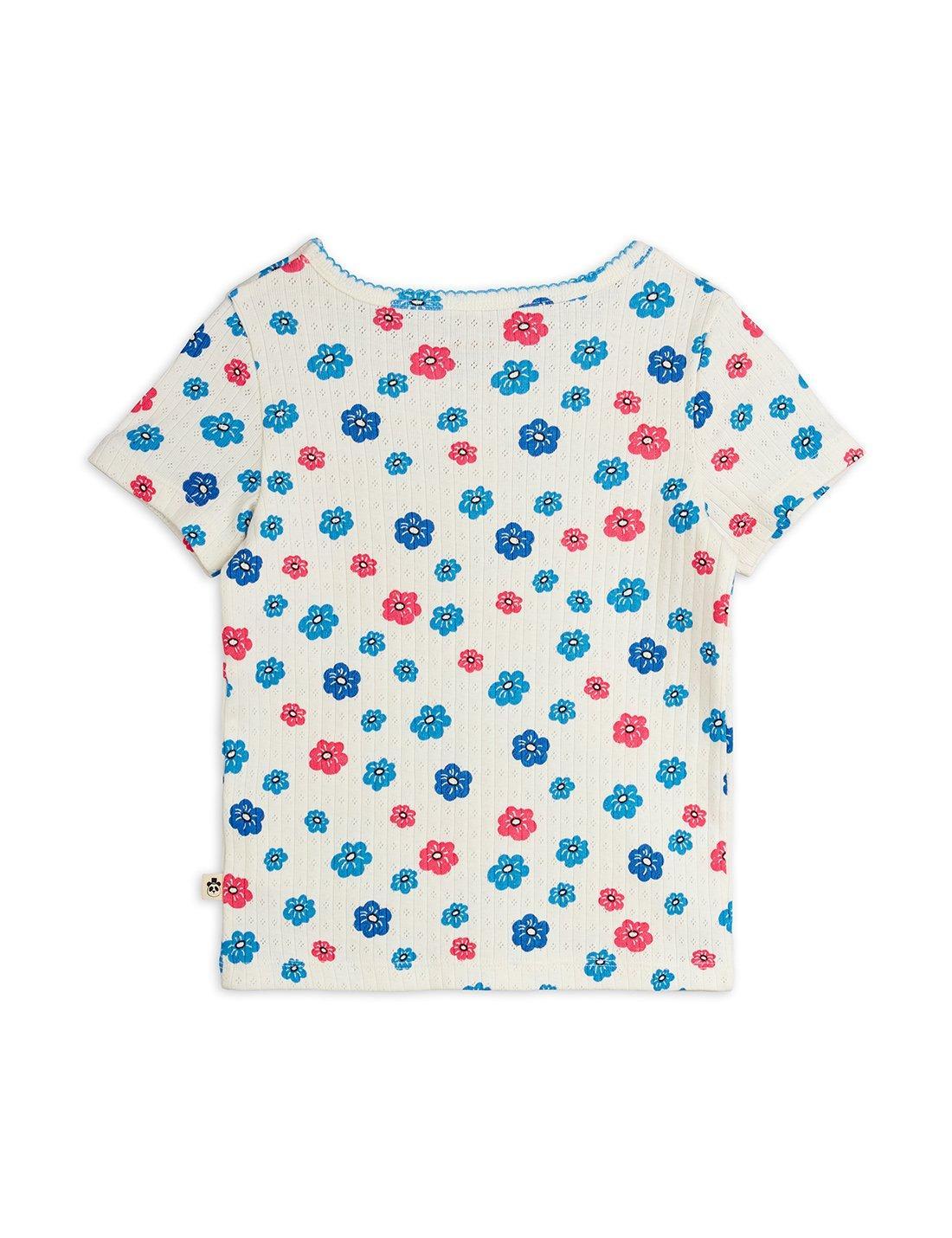 Flowers Pointelle T-shirt