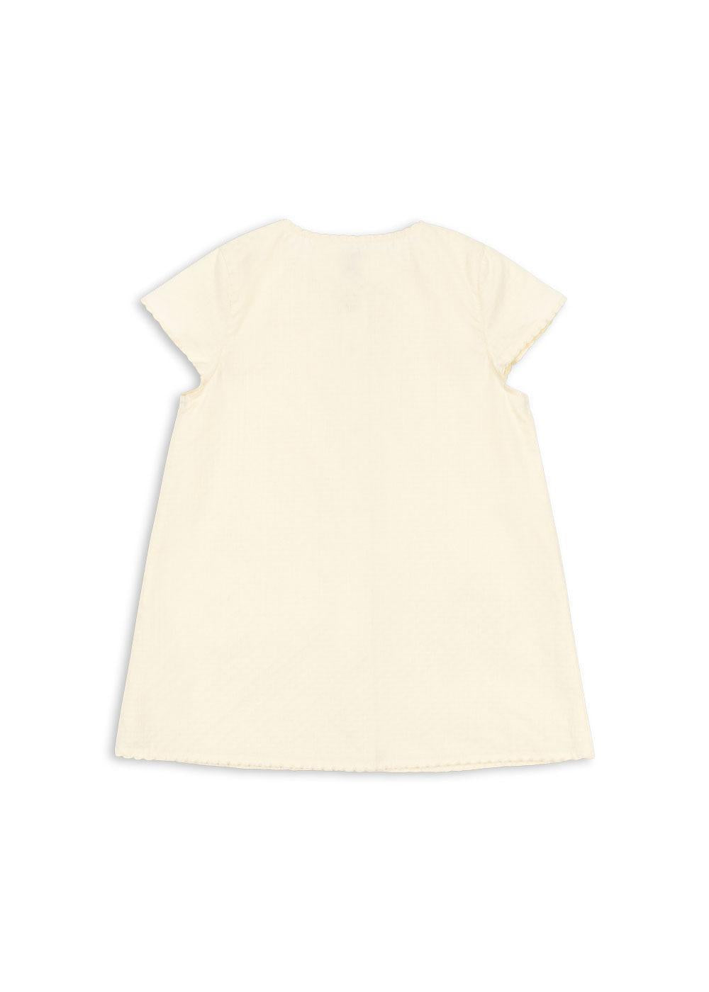 Evia Cherry Dress - Cloud Cream
