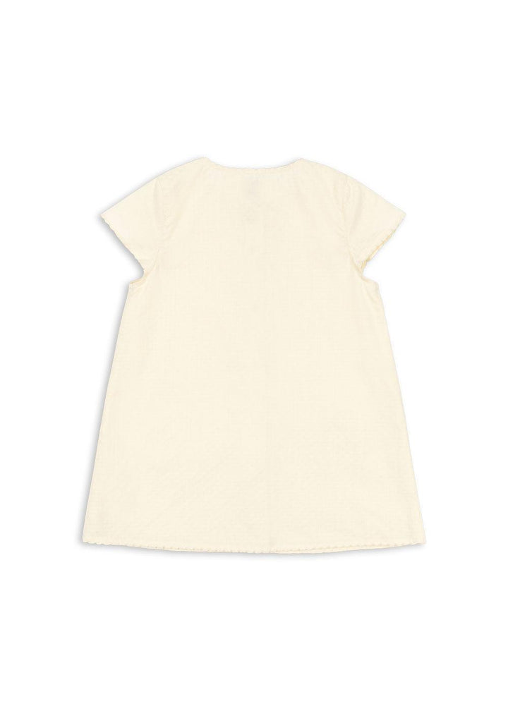 Evia Cherry Dress - Cloud Cream