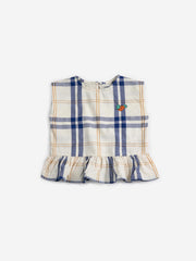 Fun Tartan Woven Blouse