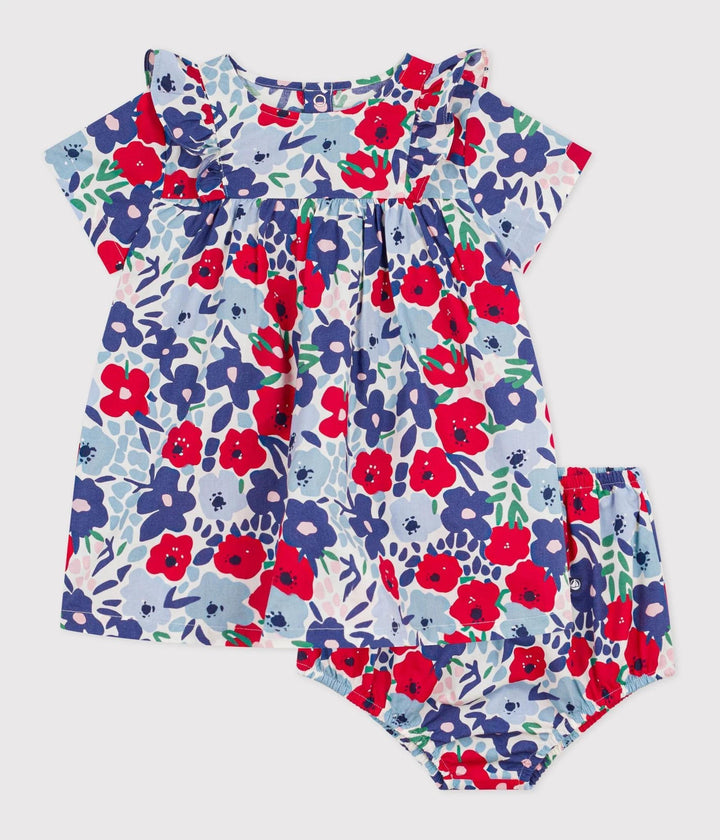 Baby Girl Floral Dress with Bloomers