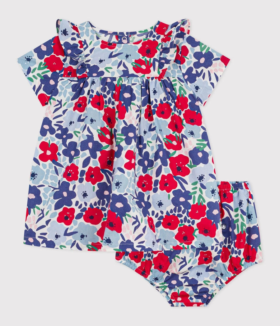 Baby Girl Floral Dress with Bloomers