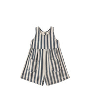 Dani Romper - Navy Stripe