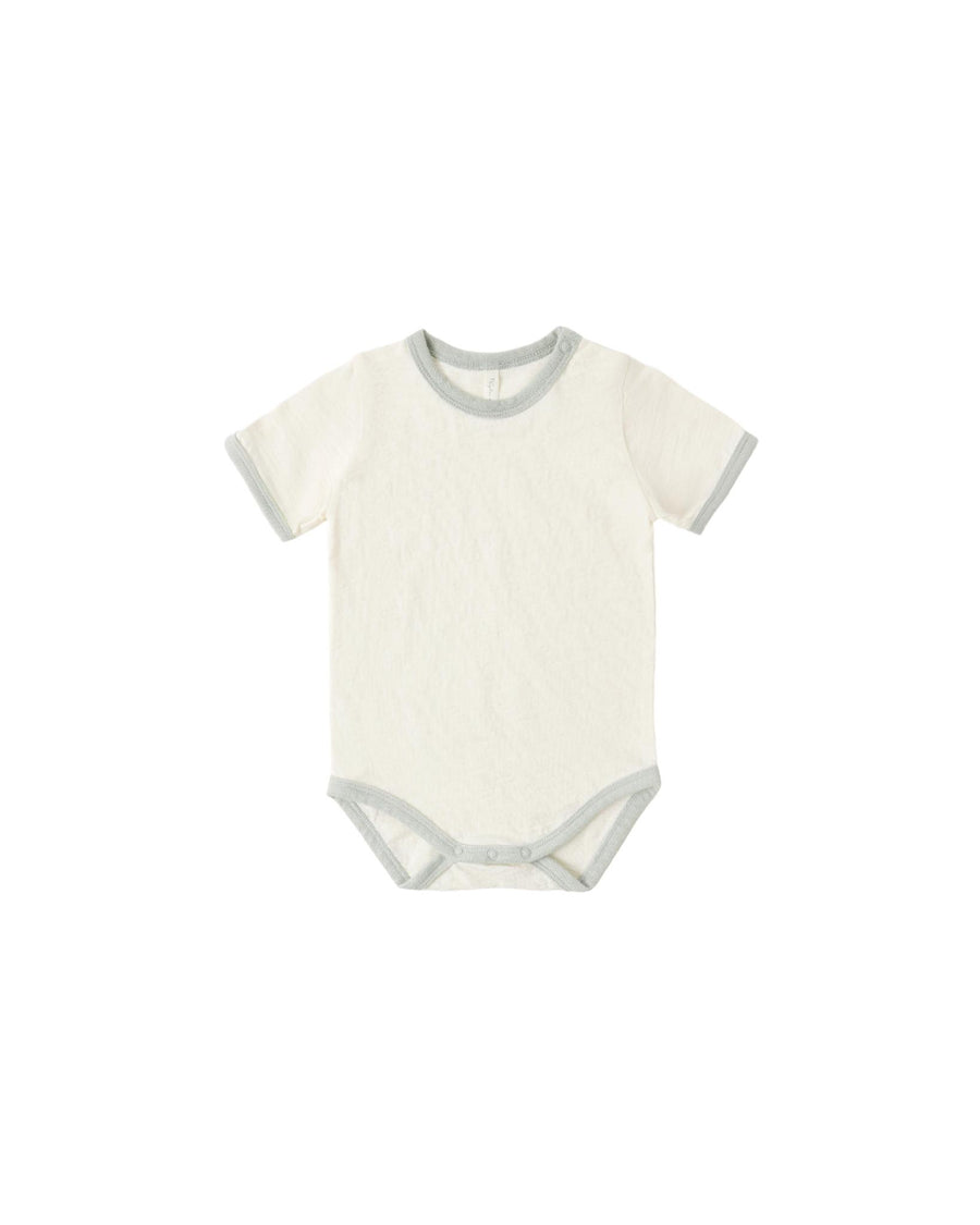 Ringer Bodysuit Seafoam