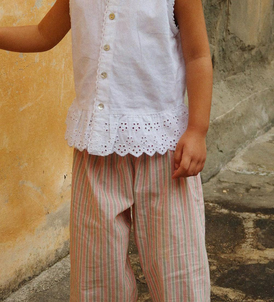 Luli Pants - Blush Stripe