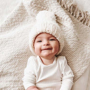 Classic Pom Hat Cream