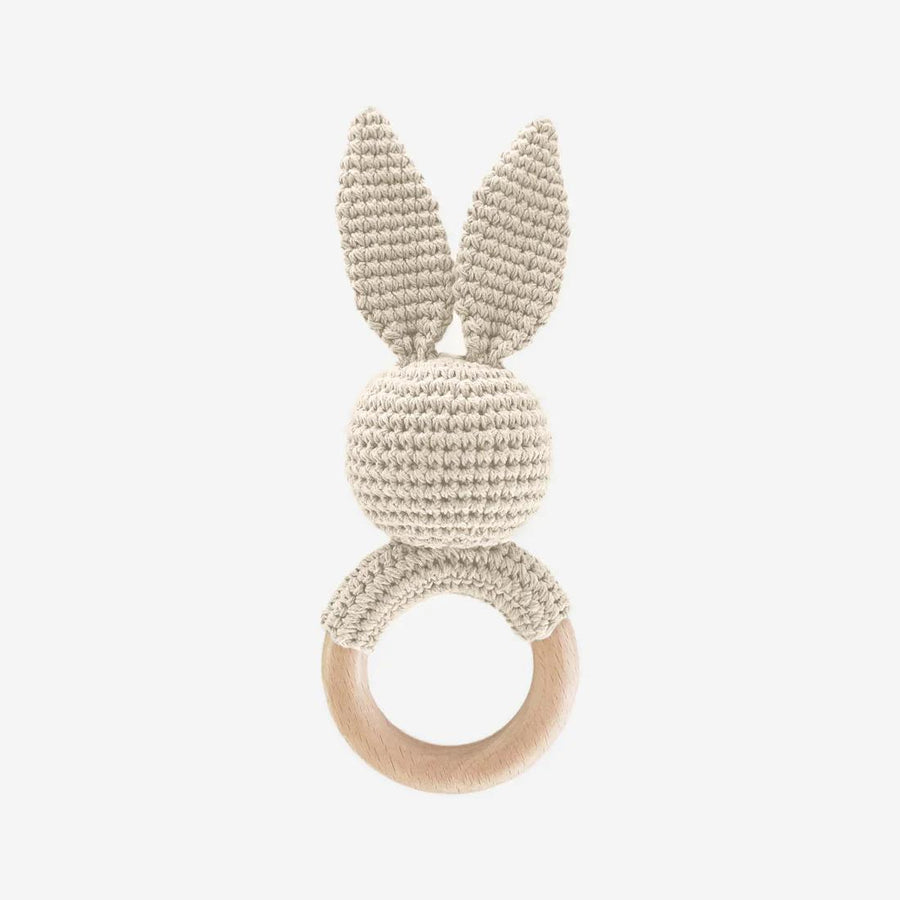 Bunny Rattle - Cream