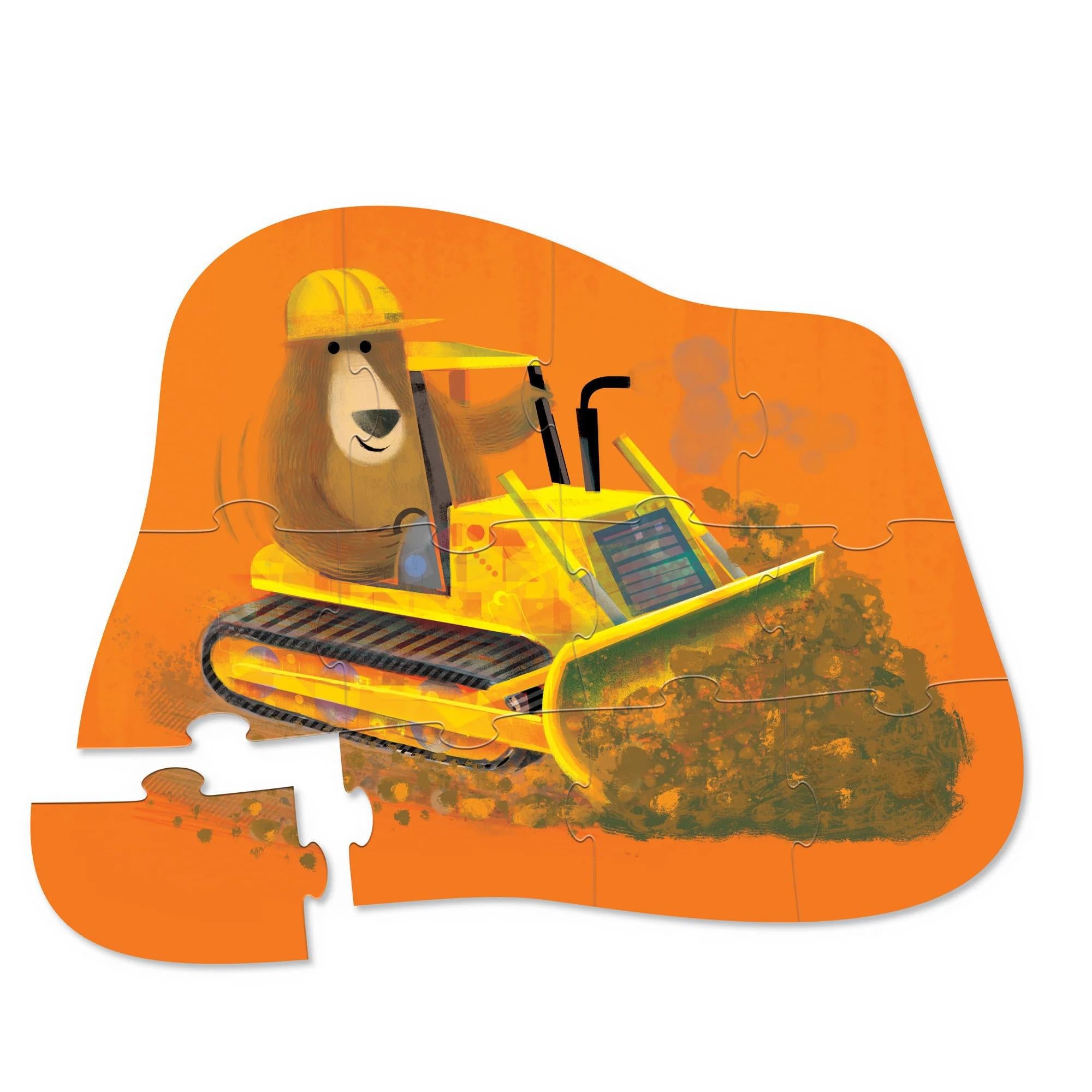 12-pc Mini Puzzle/Go Mister Bear