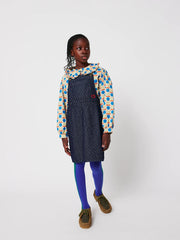 Tic Tac Toe Denim Dress