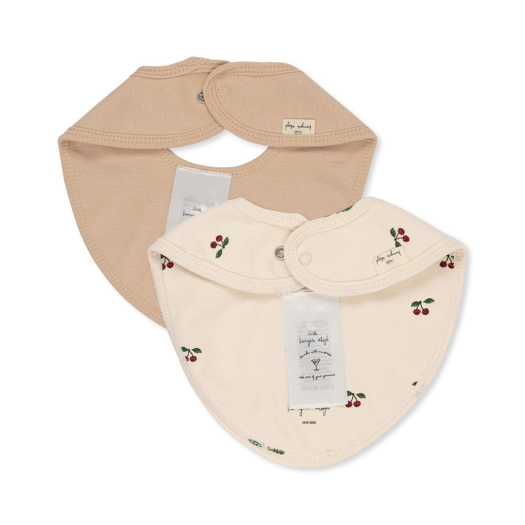 2 Pack Bibs Cherry