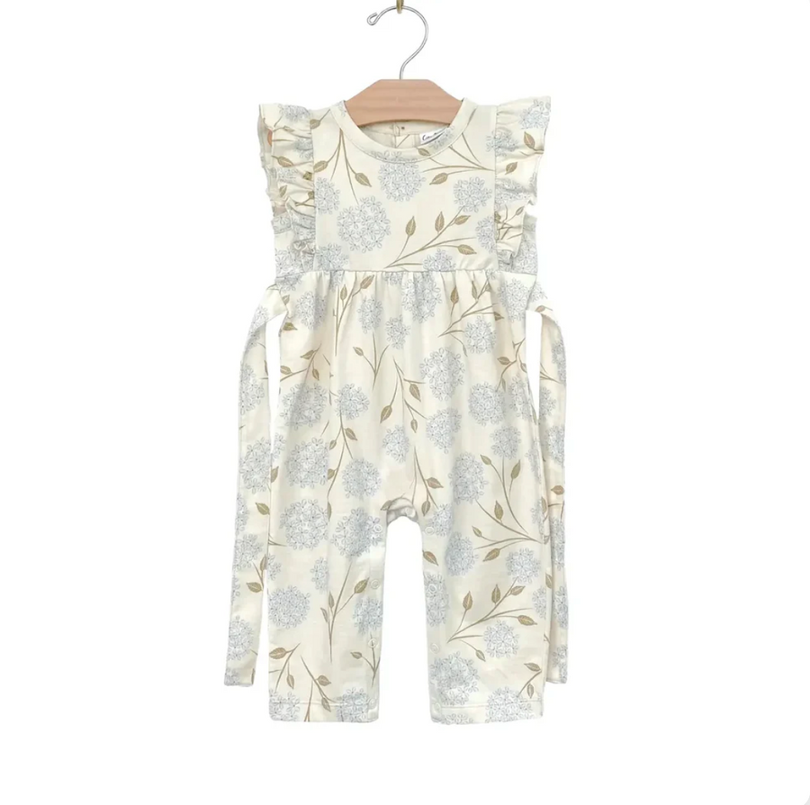 Flutter Long Romper Hydrangea