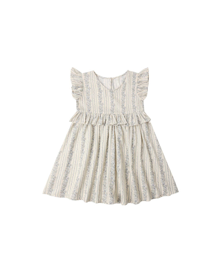 Brielle Dress Blue Floral