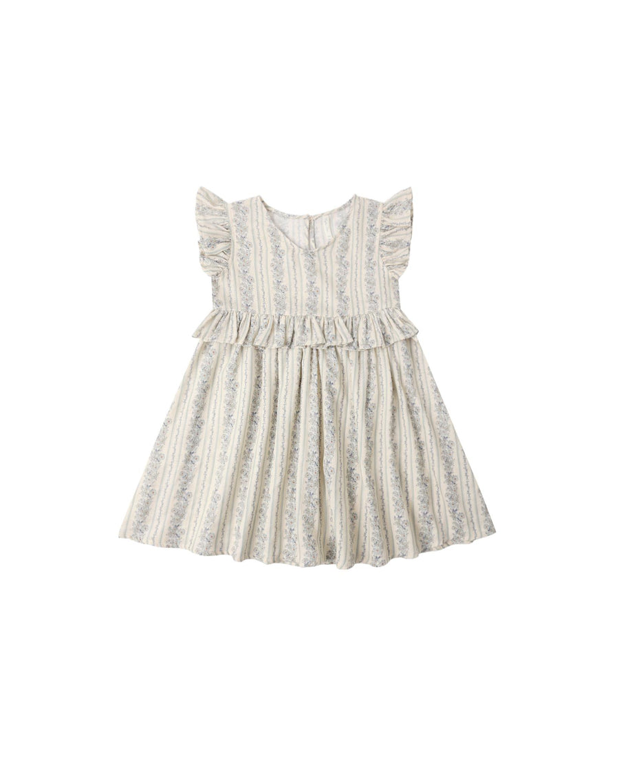 Brielle Dress Blue Floral
