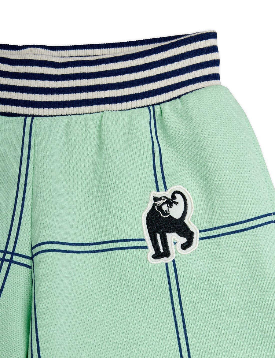 Check Panther Sweatshorts