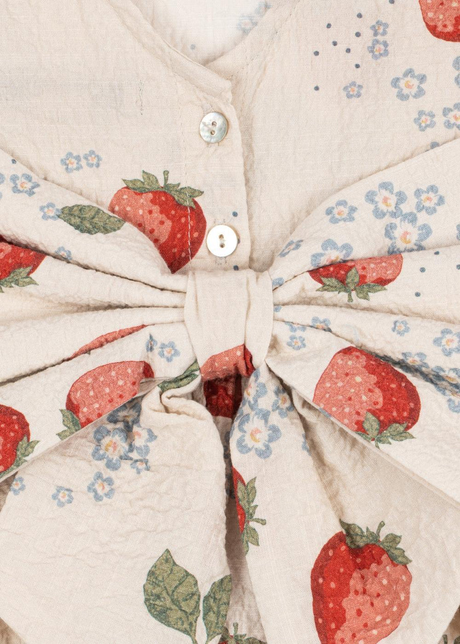 Ava SS Bow Dress - Marmelade Sun