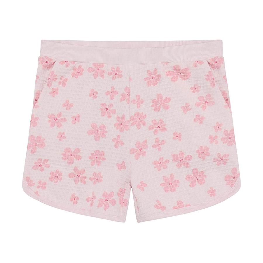 Pink Floral Shorts