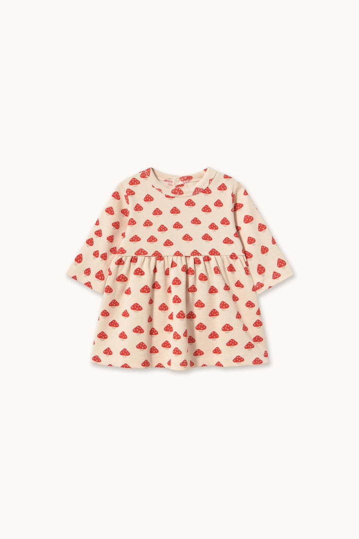 Mini Mushrooms Rib Baby Dress