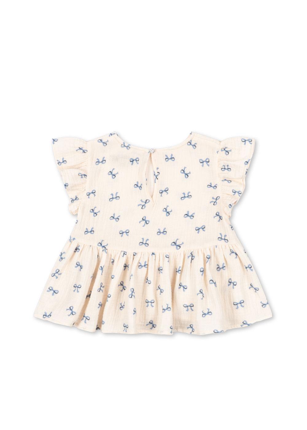 Coco Top Bow Bleu