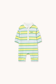 Retro Stripes Polo One-Piece