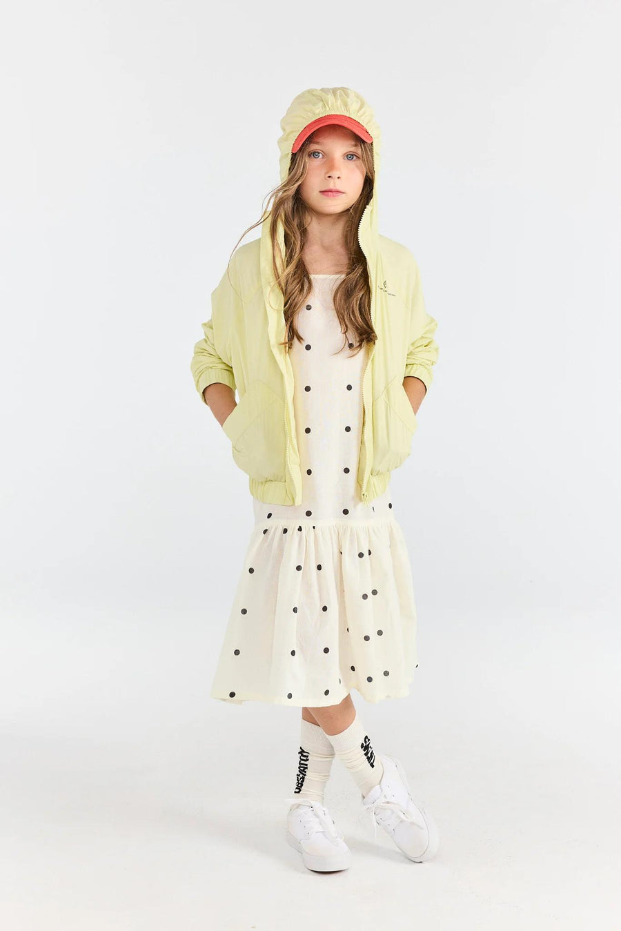 Fox Kid Windbreaker - Soft Yellow