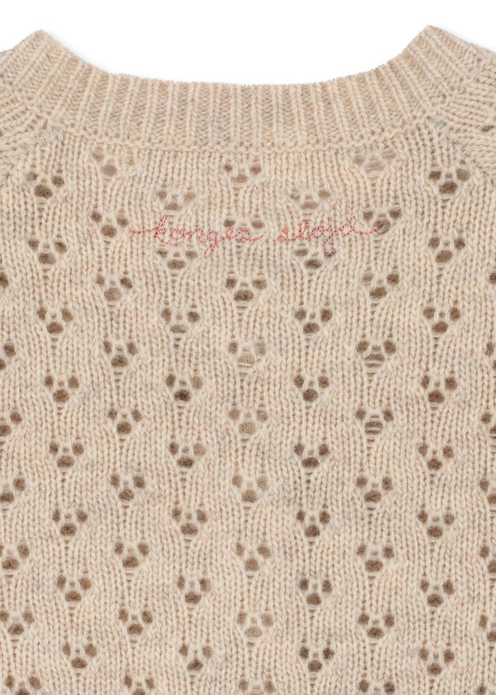 Belle Cardigan - Cream Tulips
