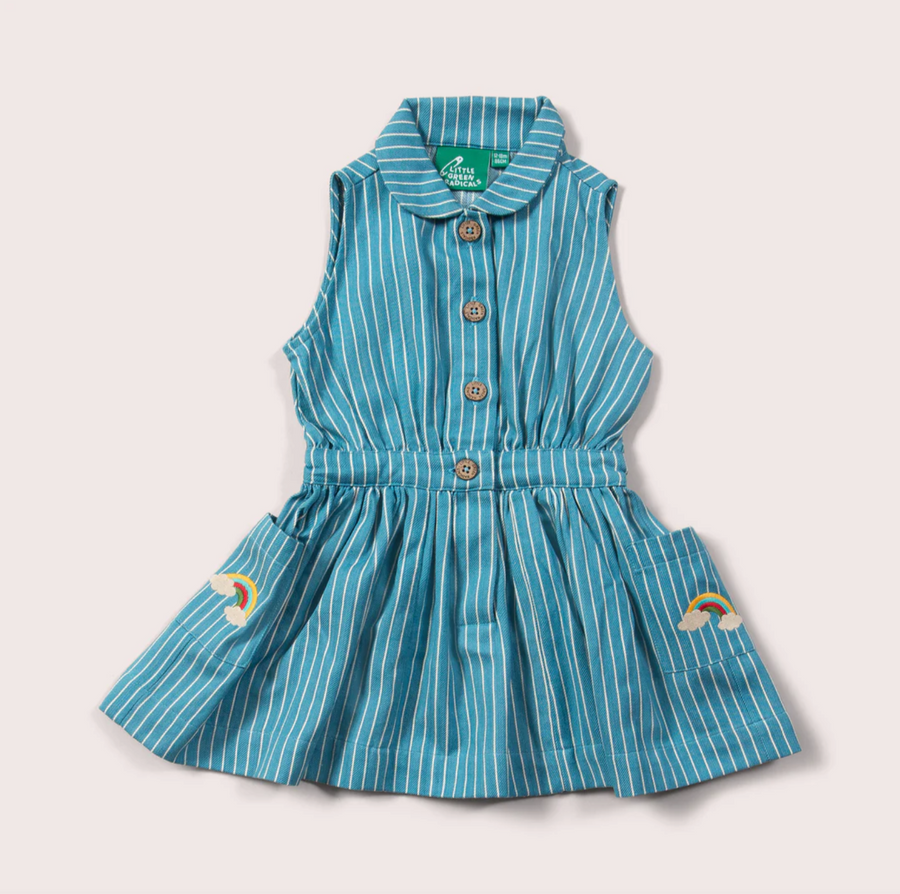 Horizon Blue Striped Dress