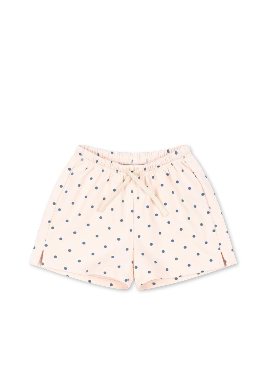 Spotty Sweat Shorts - Rosewater Dot