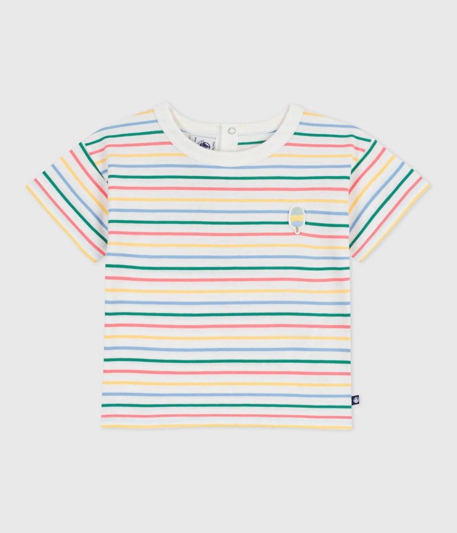Multi Stripe Ice Cream Tee