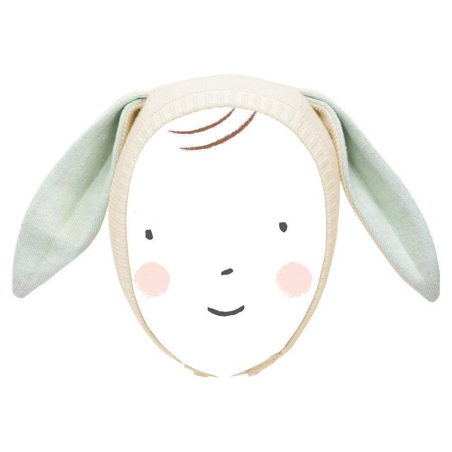 Mint Bunny Baby Bonnet