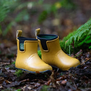 Gold Lined Ankle Rain Boots