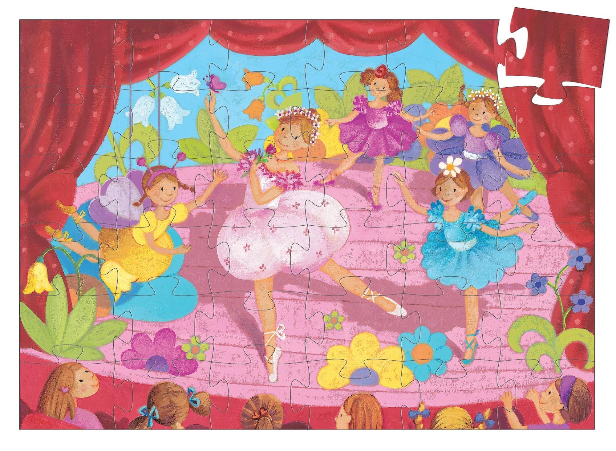 Silhouette Ballerina Puzzle
