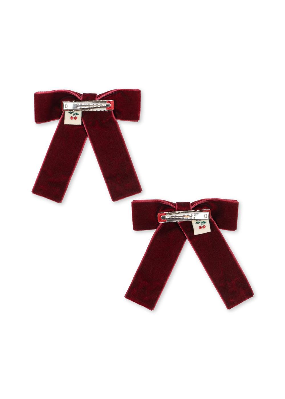 Juliette Bow Hair Clip - Rio Red