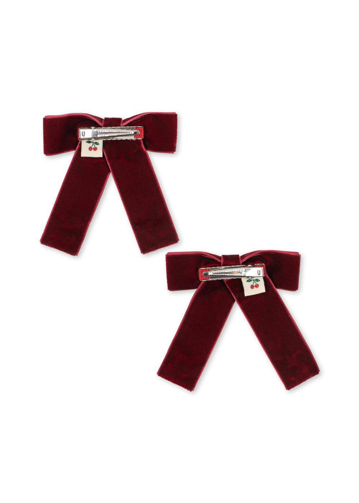 Juliette Bow Hair Clip - Rio Red