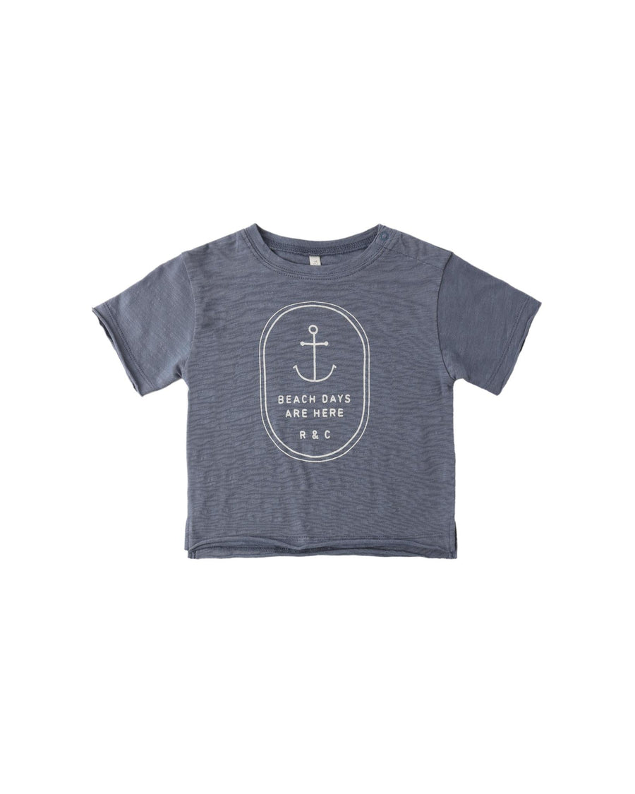 Raw Edge Tee Beach Days