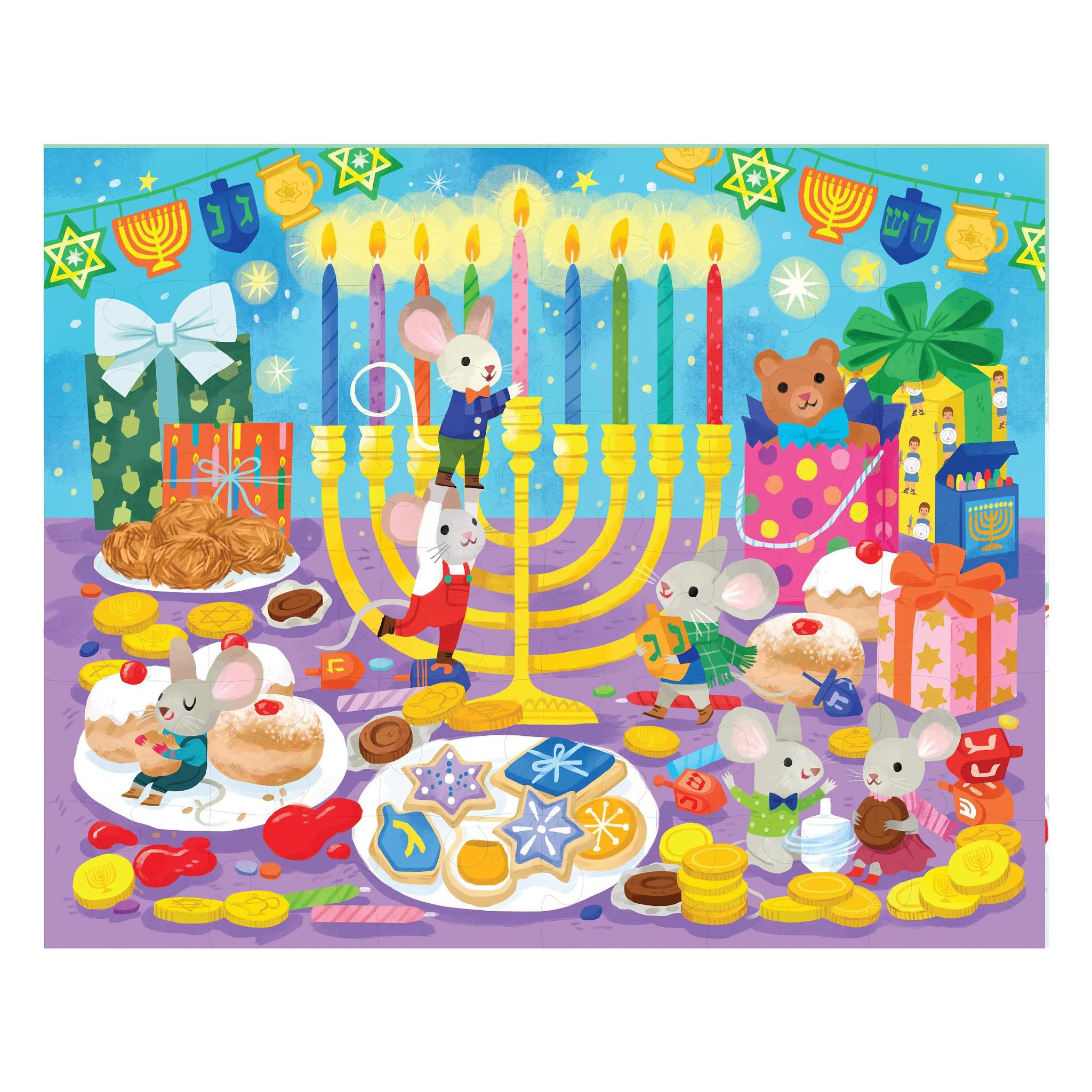 36 pc Puzzle / Hanukkah Lights