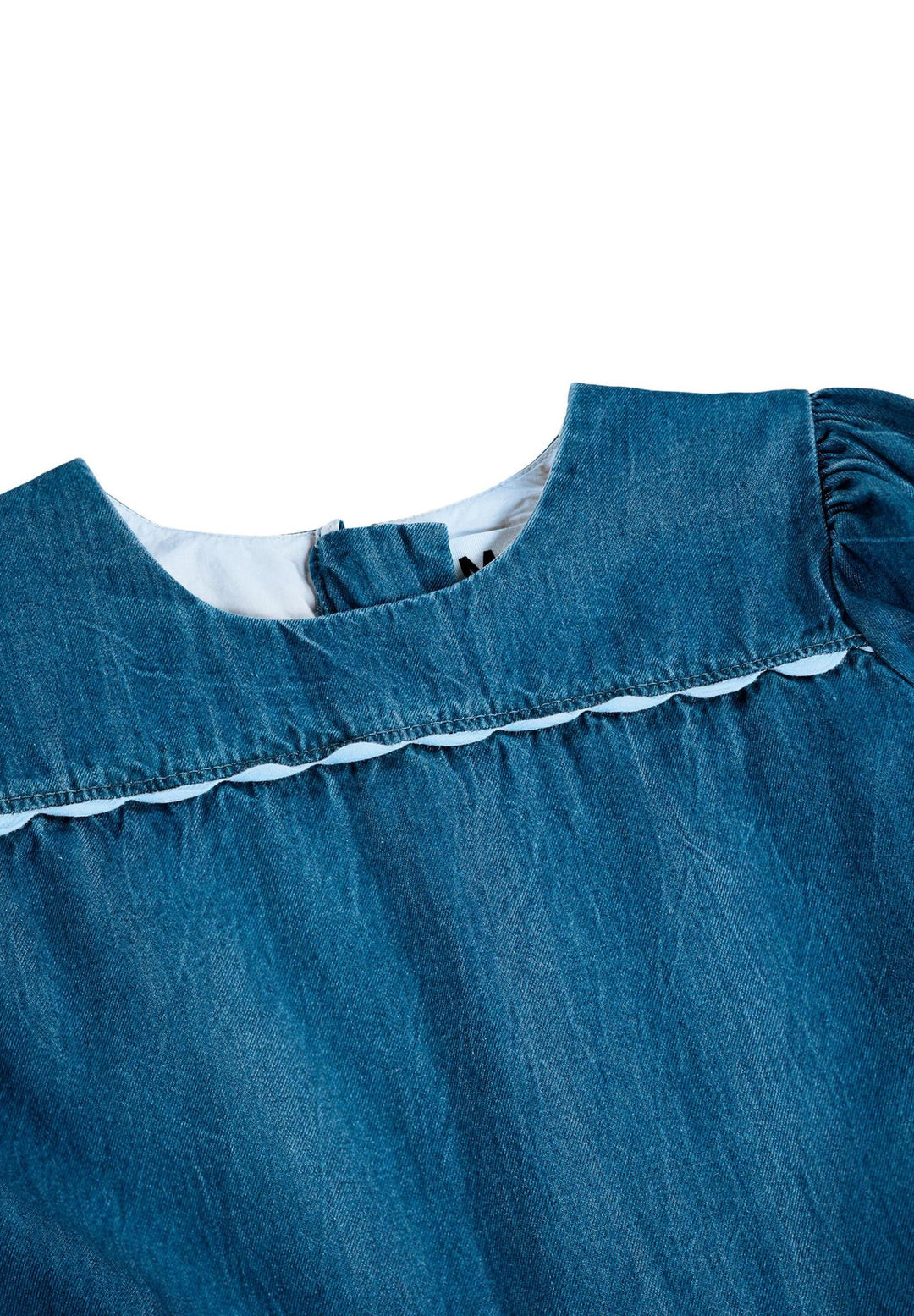 Caren Dress - Mid Blue Wash