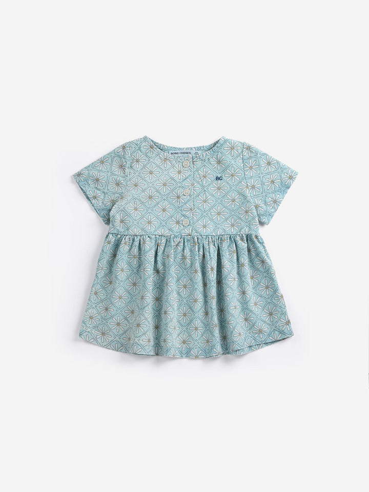 Daisy Mosaic All Over Woven Dress