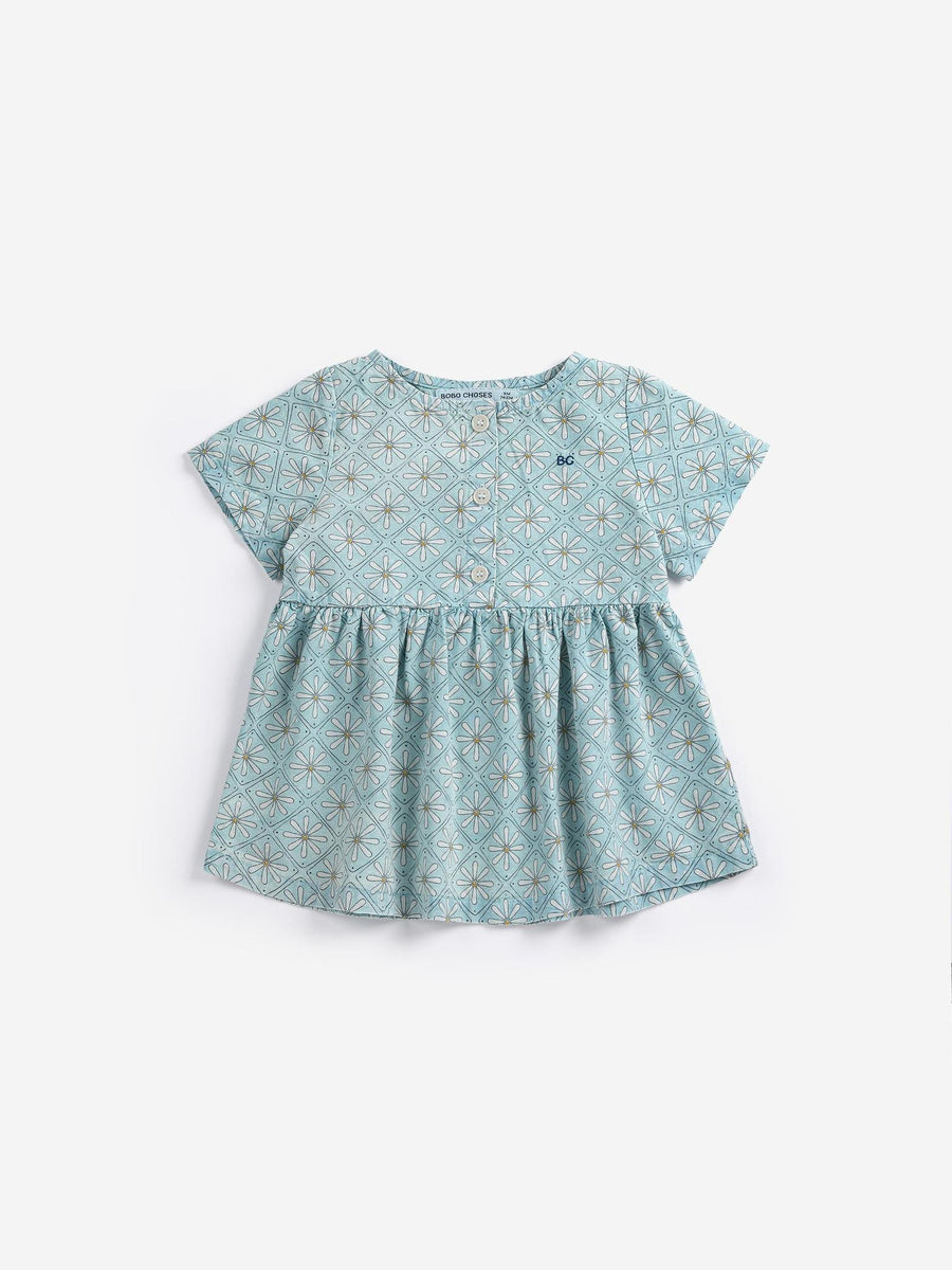 Daisy Mosaic All Over Woven Dress
