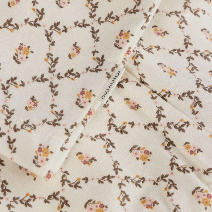 Cream Floral Vine Baby Pants