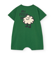 Goose Baby Jumpsuit - Dark Garden