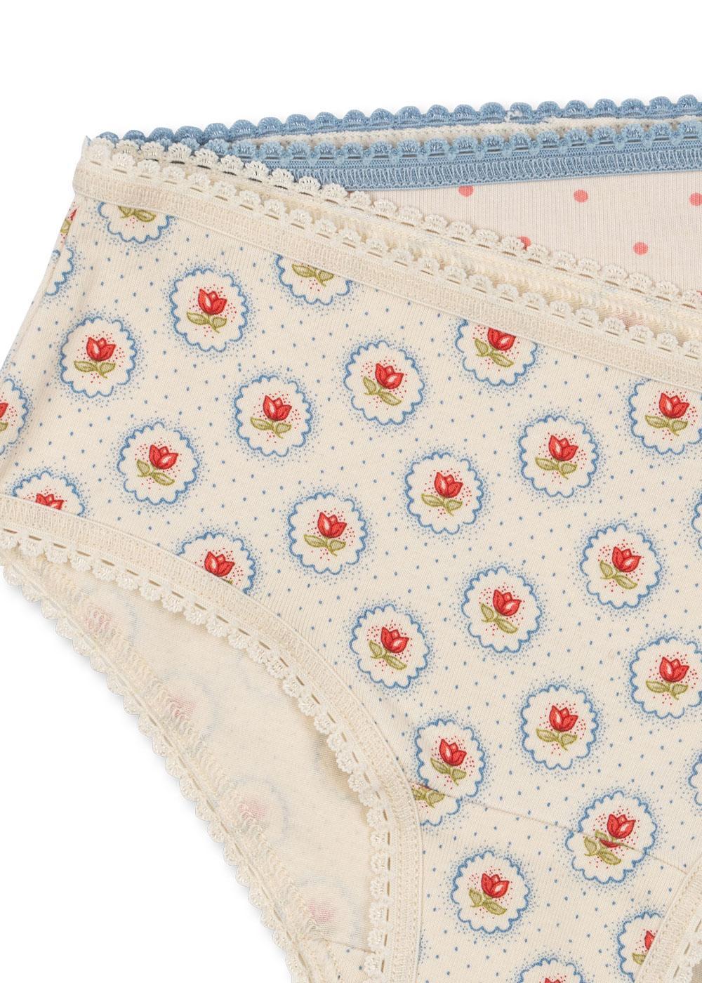2 Pack Underpants - Pirouette Dot/Mirage