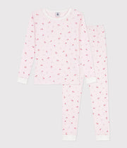 Girl Loungewear LS Floral - Pink