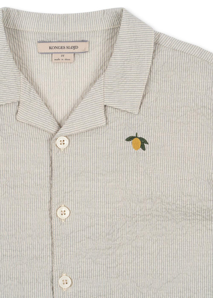 Elliot Shirt Quarry Stripe